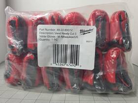 48-22-8931v My Store Milwaukee 12pk Vend Ready Cut 3 Nitrile Gloves M