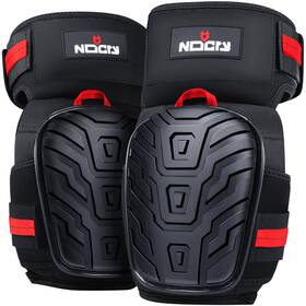 Nc-tskp-v1-b Nocry Professional Knee Pads For Work Men Adjustable One Size Black
