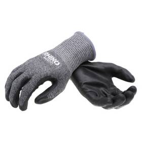 Glv-400l Nsi Gray Hppe Nylon Cut-resistant Gloves Polyurethane Palm Large