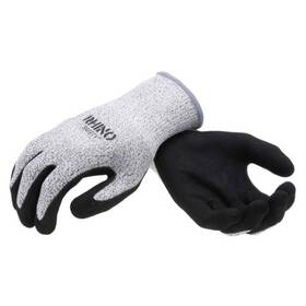 Glv-500l Nsi Black/white Hppe Nylon Cut-resistant Gloves Nitrile Palm Large