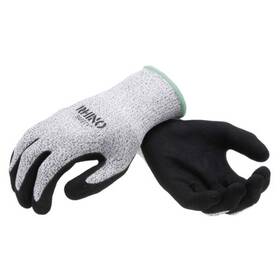 Glv-500m Nsi Black/white Hppe Nylon Cut-resistant Gloves Nitrile Palm Medium
