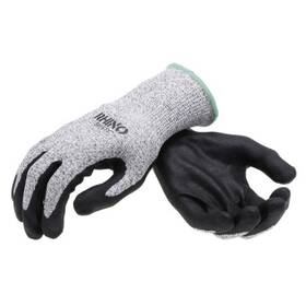 Glv-600m Nsi Black/white Hppe Nylon Cut-resistant Gloves Nitrile Palm Medium