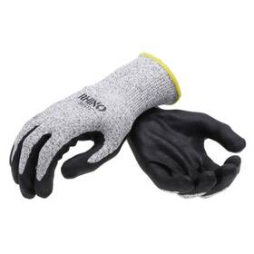 Glv-600xl Nsi Black/white Nylon Cut-resistant Gloves Nitrile Palm Extra Large
