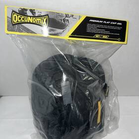 Occunomix 021844560529 121 Premium Black Flat Cap Adjustable Knee Pads New
