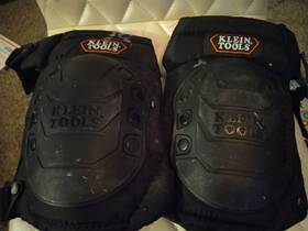 60344 Outlet Klein Tools Knee Pads Hinged Gel With Slip Resistant Rubber Cap