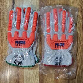 G9050 Palmer Safety 2 Pair Cut Resistant Impact Glove Leather/aramid Medium