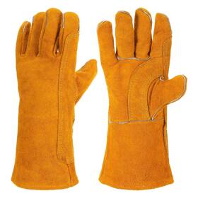 Pta240613tt001685 Patikil Cowhide Welding Gloves Stick Welder Heat Resistant Double Side