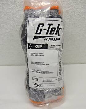 715snftp Pip 12prs G-tek Gp Nylon Work Gloves With Microfoam Nitrile Coated Foam Grip Sz M