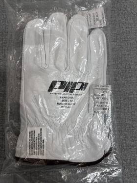 P1116744 Pip Leather Protector Gloves Size 10 For Rubber Insulating Glove Inch Oal Astm