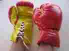 Pk18 Pk New Red Yellow Large 18oz Boxing Gloves