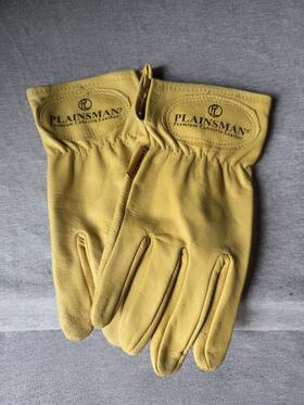080336 Plainsman Premium Cabretta Leather Work Gloves Medium