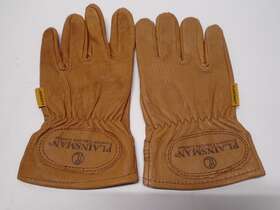 152019 Plainsman Premium Cabretta Leather Gloves Size M # Tan Brown