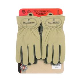 990395934 Plainsman Torque Premium Cabretta Leather Gloves 2 Pairs Extra-large