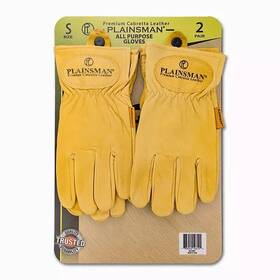 Gc201 Plainsman Premium Yellow Cabretta Leather Work Gloves Sm M L Or Xl 2 Pairs New