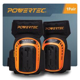 Powertec 843441125488 Safety Knee Pads For Men And Women Support With Adjustable Thigh Straps