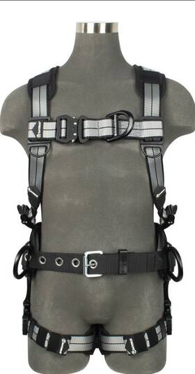 021-1829 Pro Safewaze Slate Construction Harness Alu 3d Qc Chest Fd