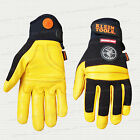 40043 Pro Klein Journeyman Work Leather Gloves Tools Large