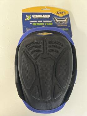79642 Qep 1 Stabilizer Knee Pads With Memory Foam Gel Cushion Neoprene Fabric Liner