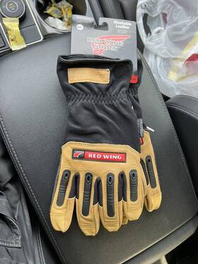 Xl95243 Red Wing Ironclad Ranchworx Gloves Size Xxl 95243 Washable Leather Work Dupont