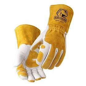 Gm1611 Revco - Black Stallion Top Grain Leather Cowhide Mig Welding Gloves With Reinforced Palm