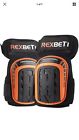 Rexknee-001 Rexbeti Knee Pads For Work Construction Gel Tools By Heavy