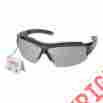 Rsg300 Impact Series Elvex Sunglass Adjustable Temple Frame Blue Blocker Silver Mirror Lens 729294990308