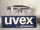 S0400 Uvex 1 Box 10 Pair Fitlogic Safety Eyewear Black Silver Clear Uv