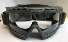 S0770d Uvex Xmf Tactical Safety Goggles Green Body Clear Lens