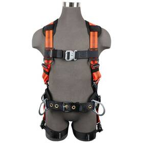 Fs99160-e-qc-m Safewaze V-line Construction Harness 3d Qc Chest Legs Size M