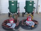 Sandblast Schmdt Lb Controls Purifier Helmets Clemco Two Air 600 Pots