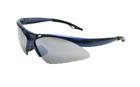 Sas-540-0303 Sas Safety Glasses Diamondback Wraparound Blue Frame Scratch 781311540330