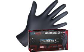 66485 Sas Safety Raven Powder-free Exam Grade Nitrile Disposable Gloves - 2xl