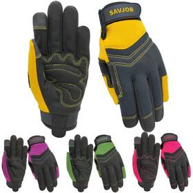 Sj-33001 Savjob Safety Work Gloves For Men&women Utility Working Mechanic Yard