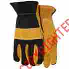 176p02lsc10 Sewn-2 Medium Midwest Brand-suede Leather Gloves With Spandex Back Medium-usa Pk