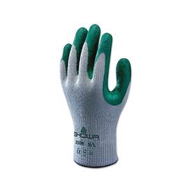350l09 Showa Atlas Fit 350 Nitrile-coated Glove Large Gray/green - 1 Per Dz