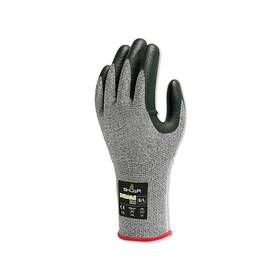 386m07 Showa 386 Duracoil Nitrile-coated Gloves Size Medium Gray - 72 Per Ca