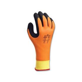 406xl09 Showa 406 Water-repellent Gloves X-large Black/orange - 12 Per Dz