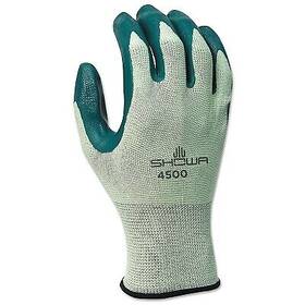 450010 Showa Nitri-flex Lite Nitrile Coated Gloves X-large Green/light Green