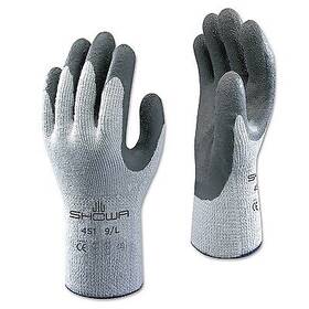451xl10 Showa Atlas Therma-fit 451 Latex Coated Gloves X-large Gray/light Gray