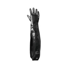 673110 Showa Neoprene Shoulder Length Gloves Black Smooth Large - 1 Per Pr