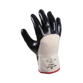 706609 Showa 7066 Series Gloves Size 9 White/navy - 1 Per Dz