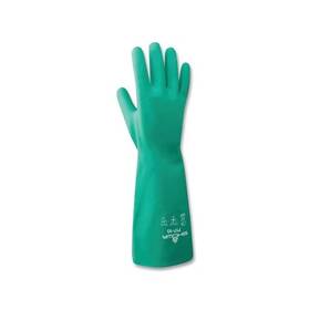 71710 Showa Nitrile Disposable Gloves Straight 10 Green 11 Mil - 1 Per Dz