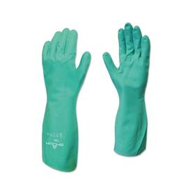 73011 Showa 730 Chemical-resistant Nitrile Coated Gloves Size 11/2x-large Green