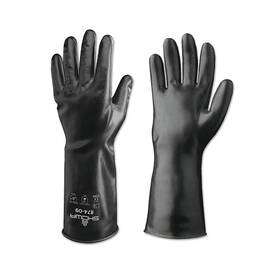 87409 Showa Butyl Ii Chemical-resistant Gloves Large Black - 1 Per Pr