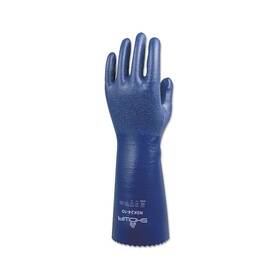 Nsk2410 Showa Nsk24 Dual Nitrile-coated Gloves Large Blue - 1 Per Dz