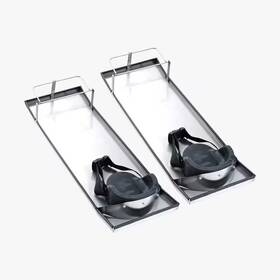 Skyshalo 445005043035 Concrete Knee Boards Stainless Steel Pads Moving Sliders 30 Inch