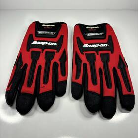 Glove501rxla Snap On Tools Nos Red/black Impact Supercuff Xl Mechanic Gloves New