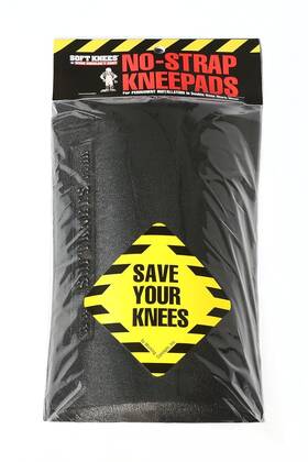 Soft Knees 637524000010 No Strap Knee Pads - Inserts 6 Inch X 9 Large Gray