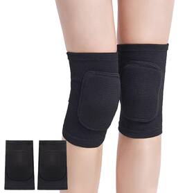 Kp2312 Sujayu Knee Pads For Women Men Dance Wrestling Medium Black