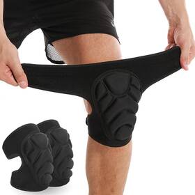 Kp3459 Sujayu Volleyball Knee Pads For Women And Men Dance Pad Medium Black